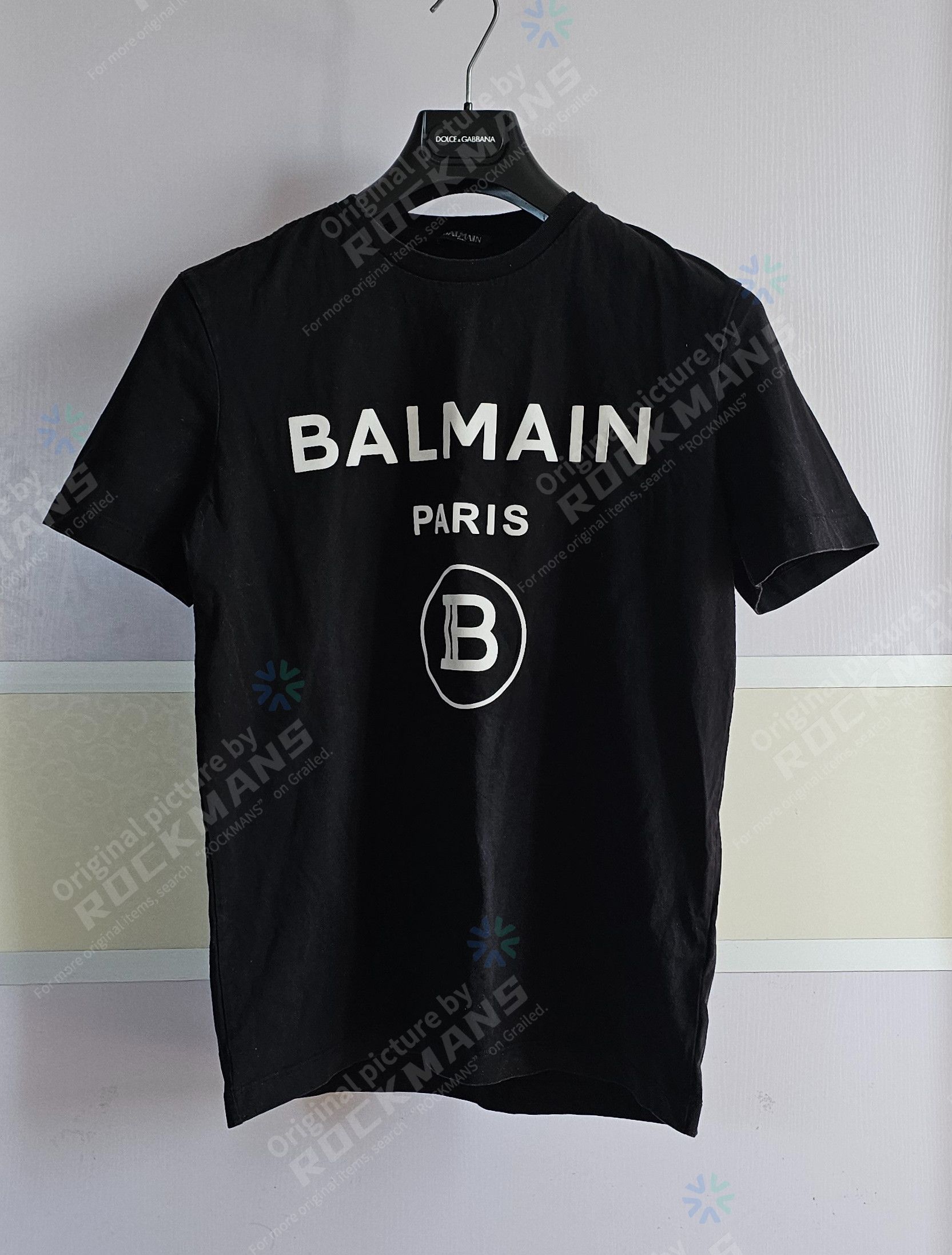 Balmain Balmain Black Logo T-Shirt Size S Size US S / EU 44-46 / 1 - 1 Thumbnail