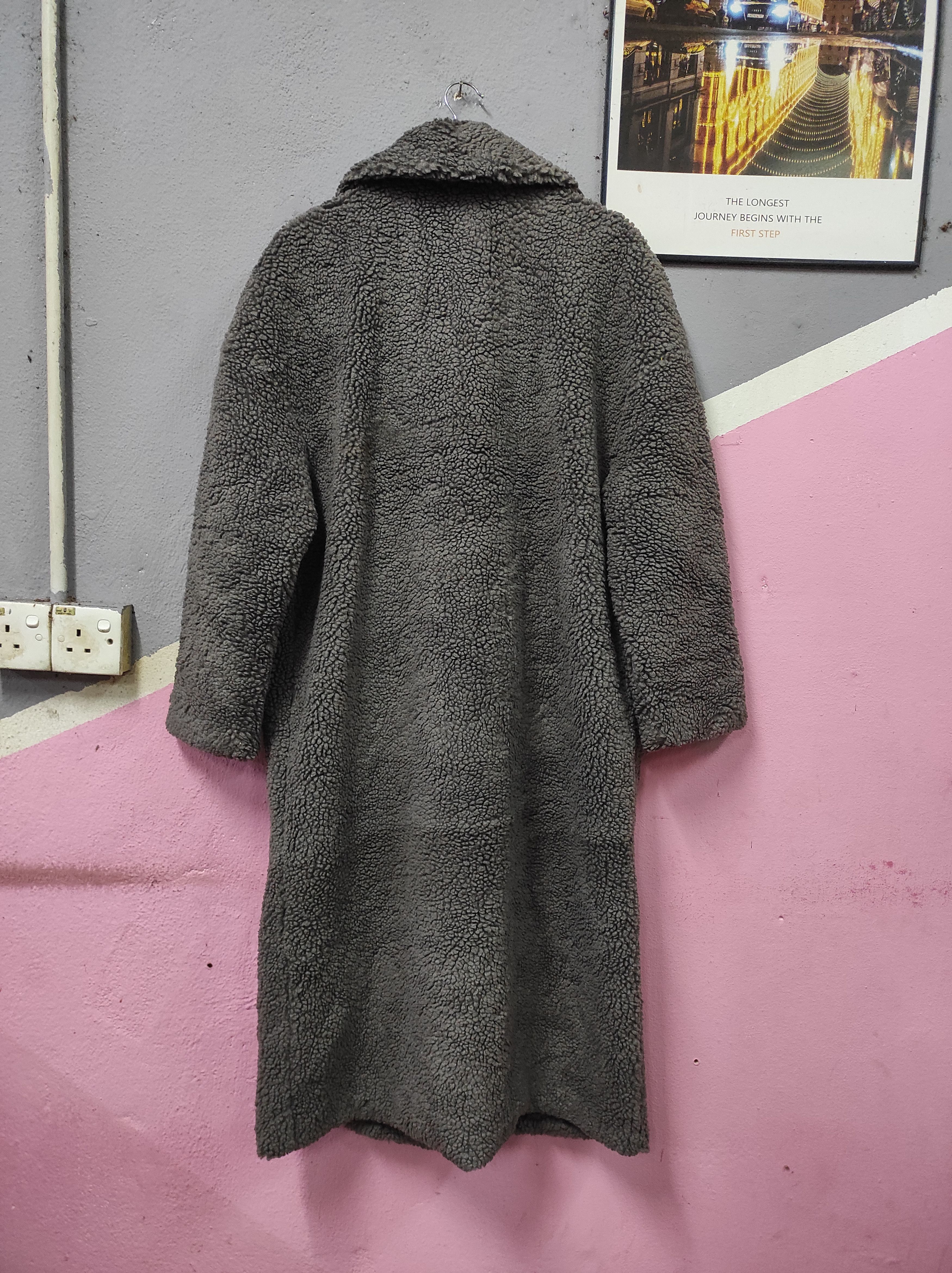 Zara ZARA COAT OVERCOAT LONG JACKET FLEECE SHERPA Size L / US 10 / IT 46 - 5 Thumbnail