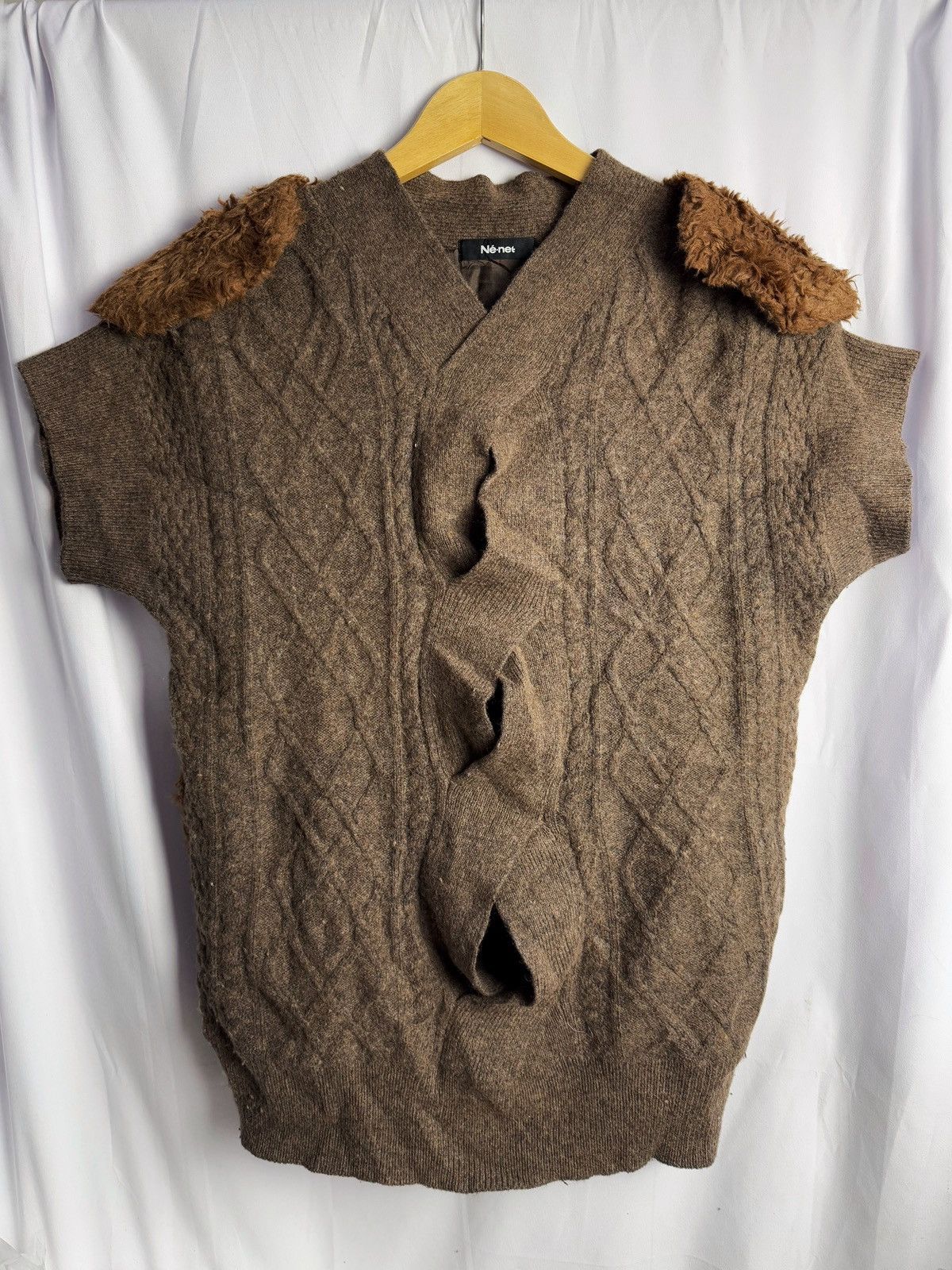 Issey Miyake Issey Miyake Fur Knit Archived Japanese Ne Net Size US L / EU 52-54 / 3 - 2 Thumbnail