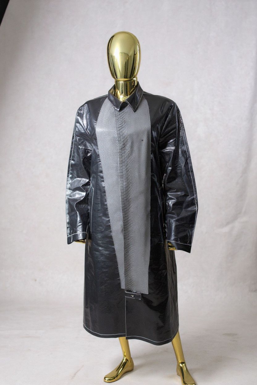 Other Custom-made black boat with real snake skin addition Size US L / EU 52-54 / 3 - 1 Thumbnail