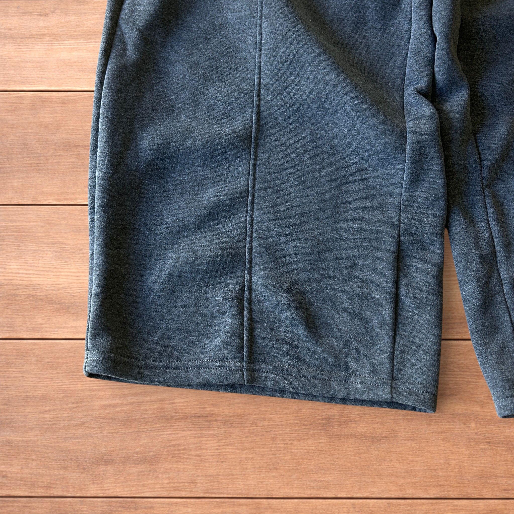 Japanese Brand Super baggy wide leg Korean joggers in dark grey. Size US 36 / EU 52 - 5 Thumbnail