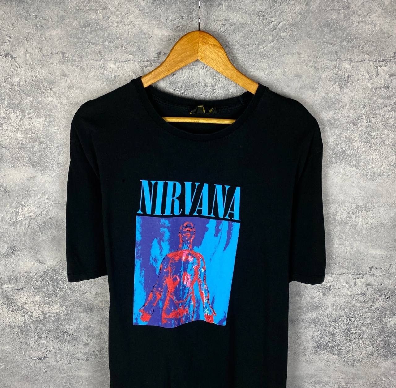 Nirvana Nirvana Tee Men's Size XL Black Short Sleeve Cotton ` Size US XL / EU 56 / 4 - 3 Thumbnail
