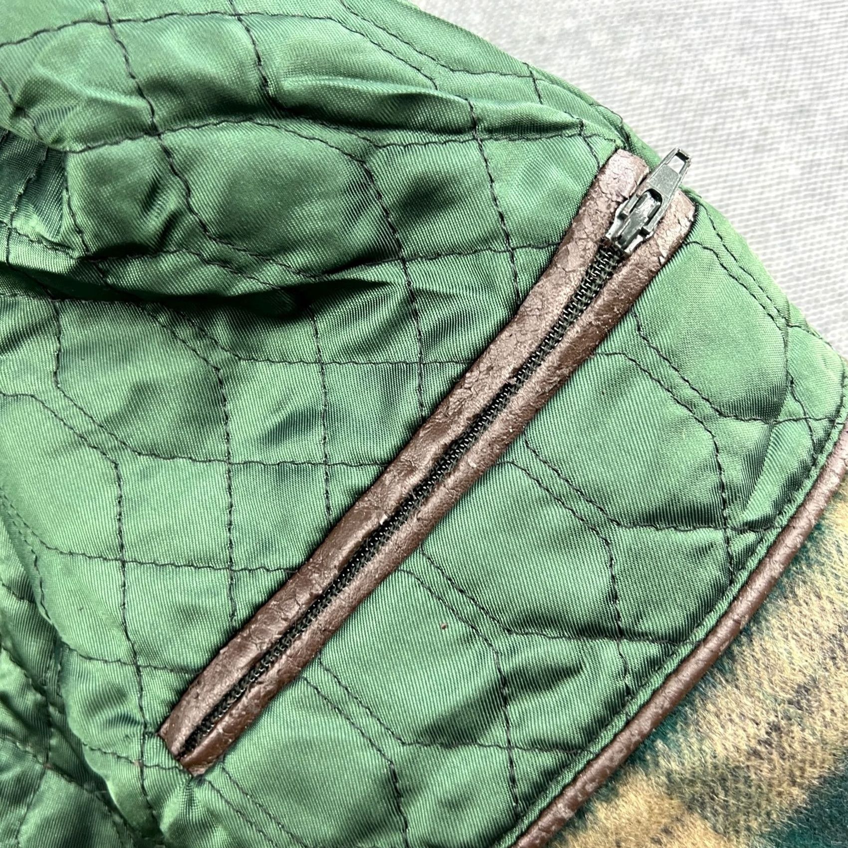 Vintage Dolomiten Sportswear Coat Mens Trench Coat Wool Lined Loden Green 52 Regular Wool Mohair Size US L / EU 52-54 / 3 - 3 Thumbnail