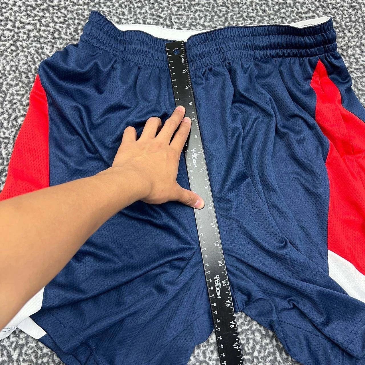 Nike Nike Athletic Shorts Men Blue Red Dri-Fit Outdoor Adult XL Size US 38 / EU 54 - 7 Thumbnail