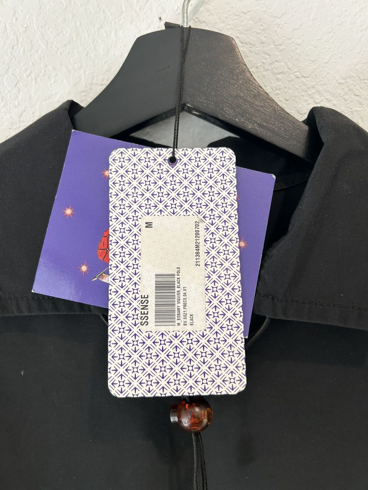 Other Boramy Viguier Black Drawstring Polo Size US M / EU 48-50 / 2 - 4 Thumbnail