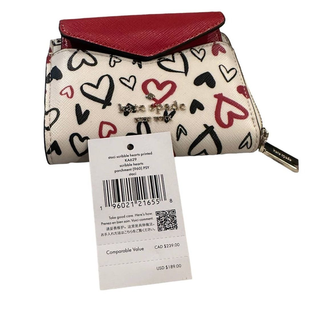 Kate Spade Kate Spade Staci Boxed Scribble Heart Printed Small Card Set Size ONE SIZE - 8 Thumbnail