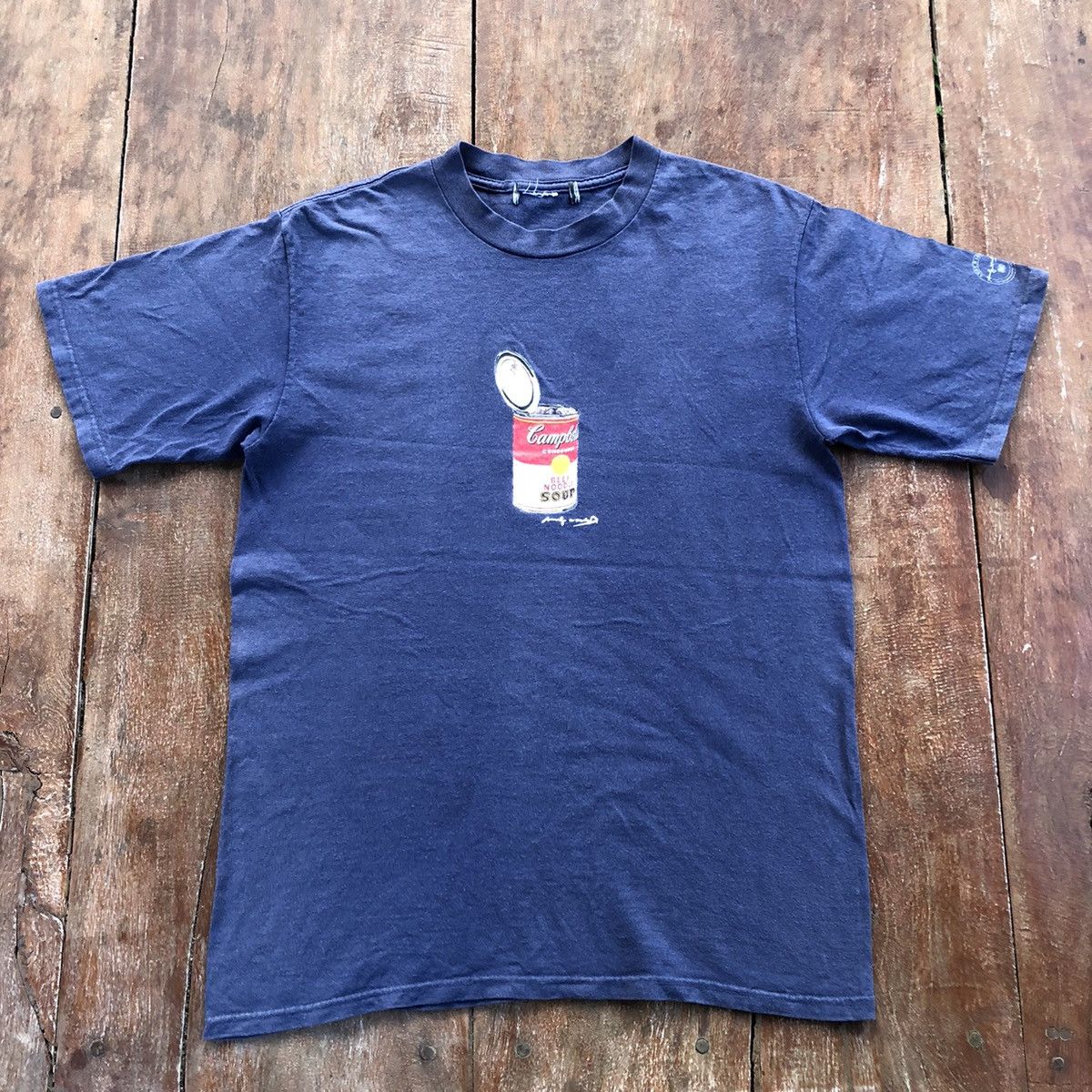 Andy Warhol Vintage Thrashed Faded Andy Warhol Rare T Shirt Size US M / EU 48-50 / 2 - 2 Thumbnail