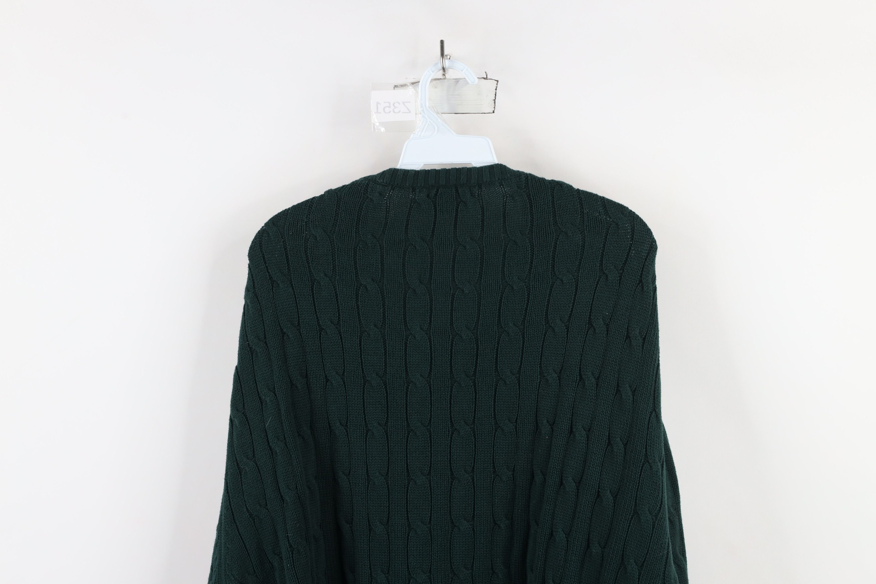 Jos. A. Bank × Vintage Vintage Jos A Bank Blank Chunky Cotton Cable Knit Sweater Size US XXL / EU 58 / 5 - 7 Thumbnail
