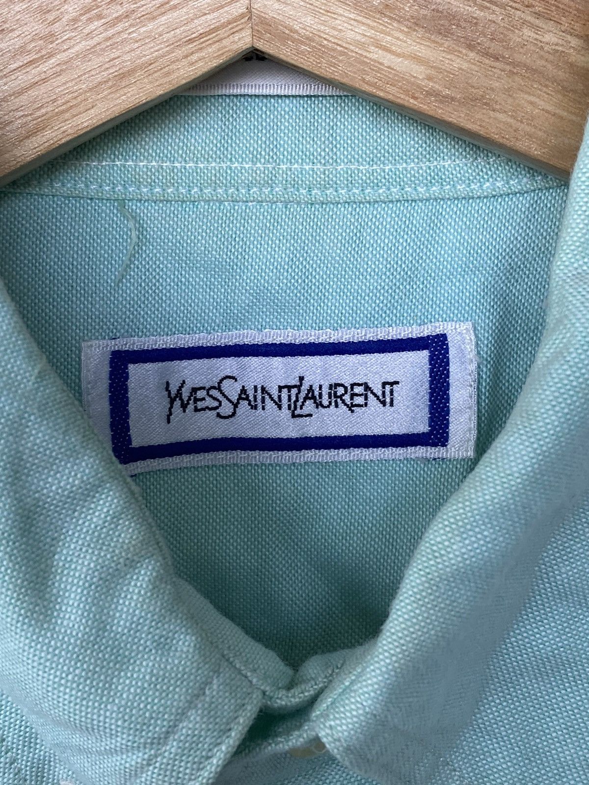 Yves Saint Laurent Vintage Yves Saint Laurent Button Up Long Sleeve Shirt Size US L / EU 52-54 / 3 - 3 Thumbnail