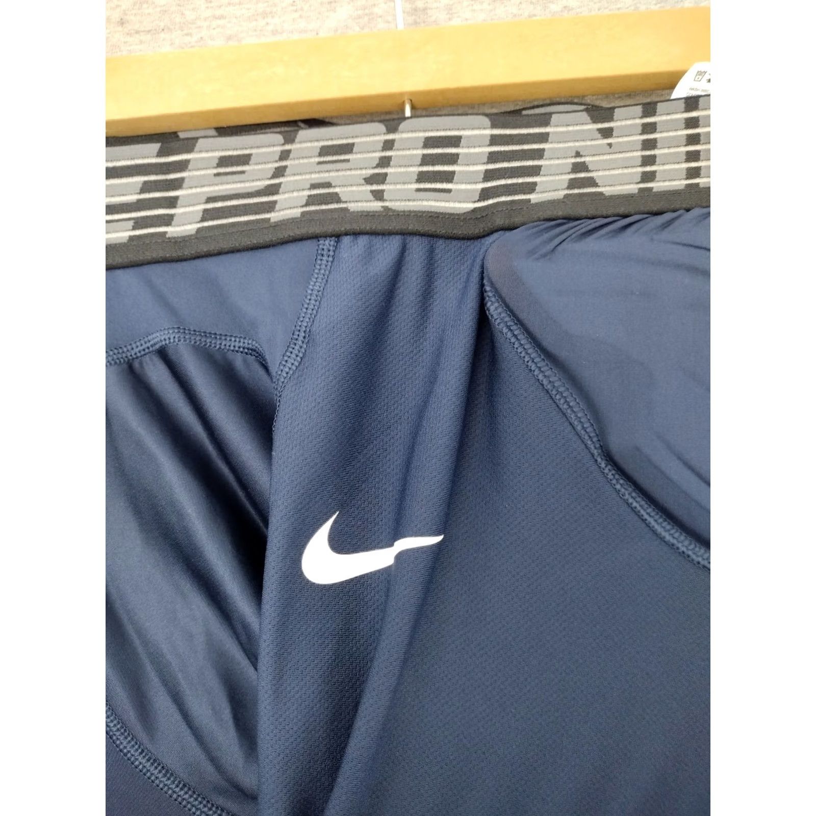 Nike Nike Pro Hyperstrong NBA Padded Compression Shorts Blue 4XL Men Athletic Basketball Pro Activewear Compression Pants 34 in 11 in Inseam Size US 39 - 2 Thumbnail