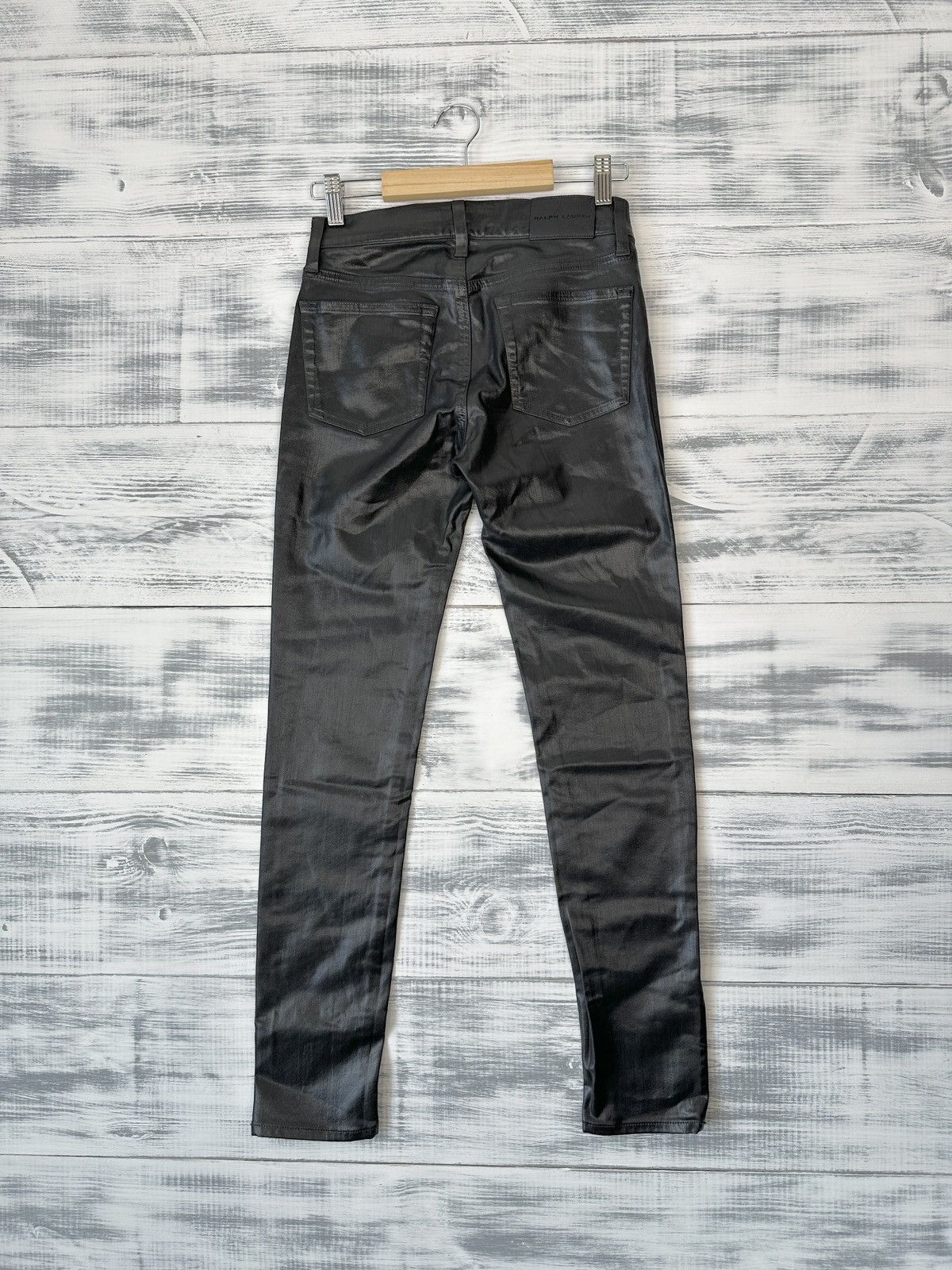 Ralph Lauren RALPH LAUREN Black Label Wax Coated Jeans Pants Women’s 27 Size 27" / US 4 / IT 40 - 2 Thumbnail