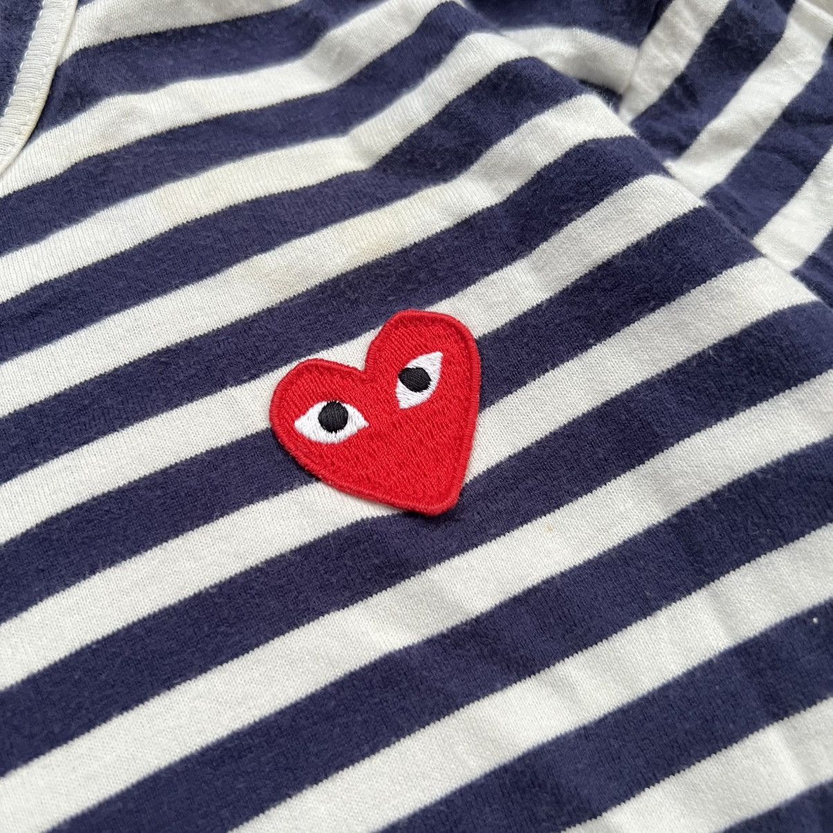 Comme des Garcons PLAY Play Comme Des Garcons Stripe Ls Shirt Size S / US 4 / IT 40 - 3 Thumbnail