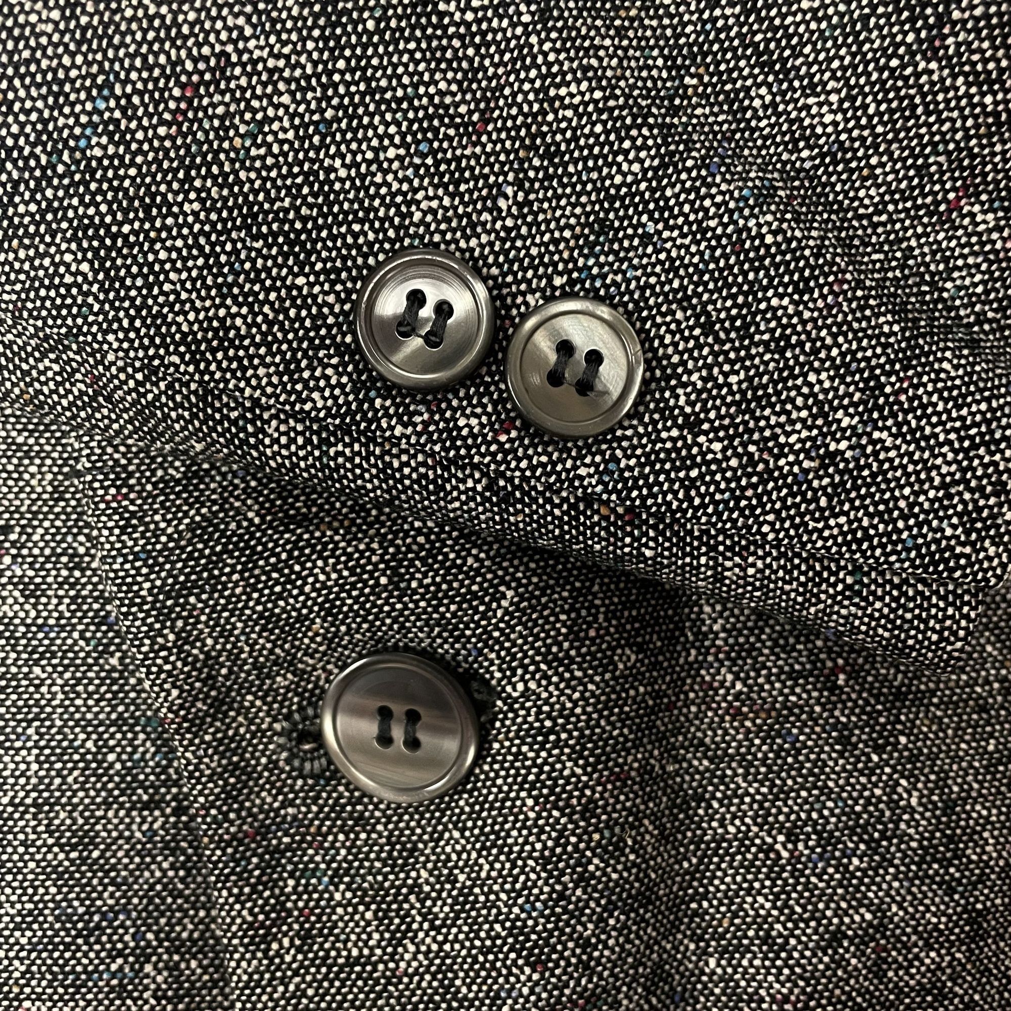 Other Vtg Gray Multicolor Hollywood ATOMIC FLECK Rockabilly Blazer Size 42R - 7 Thumbnail