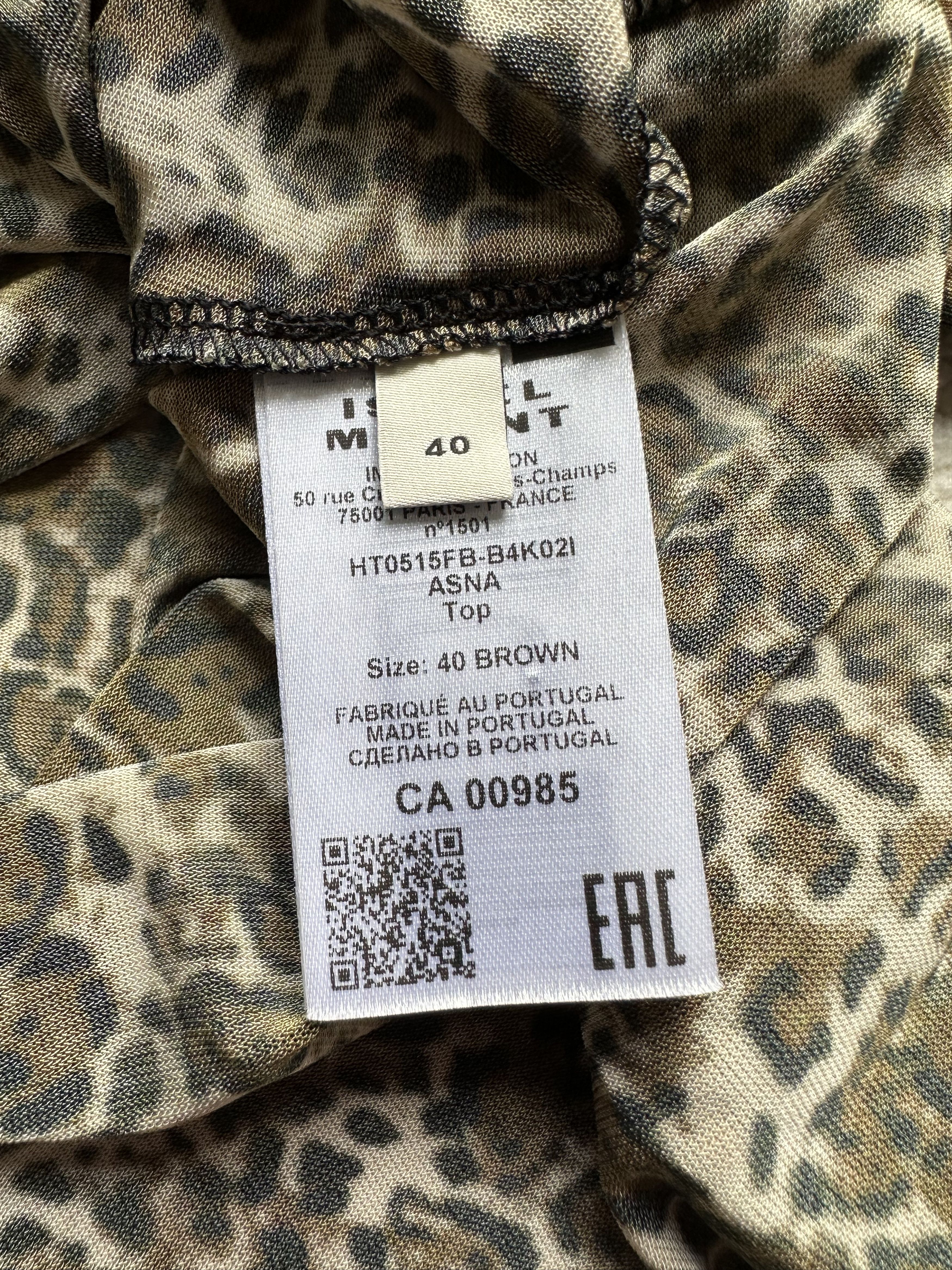 Isabel Marant Isabel Marant Leopard Blouse Size S / US 4 / IT 40 - 6 Thumbnail