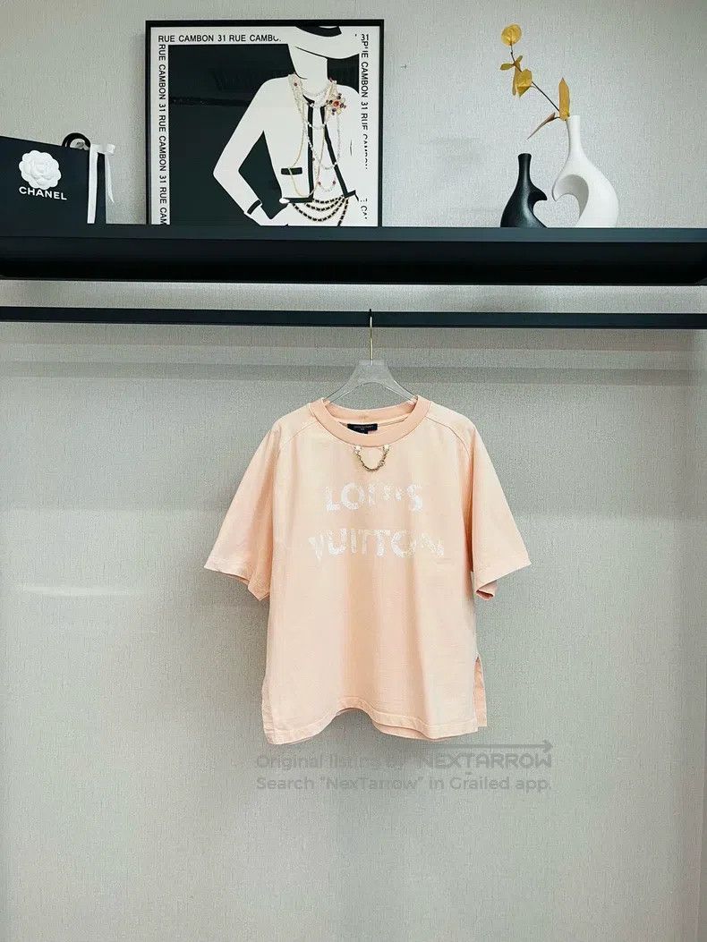 Louis Vuitton Louis Vuitton Light orange logo short sleeve Size US M / EU 48-50 / 2 - 1 Thumbnail