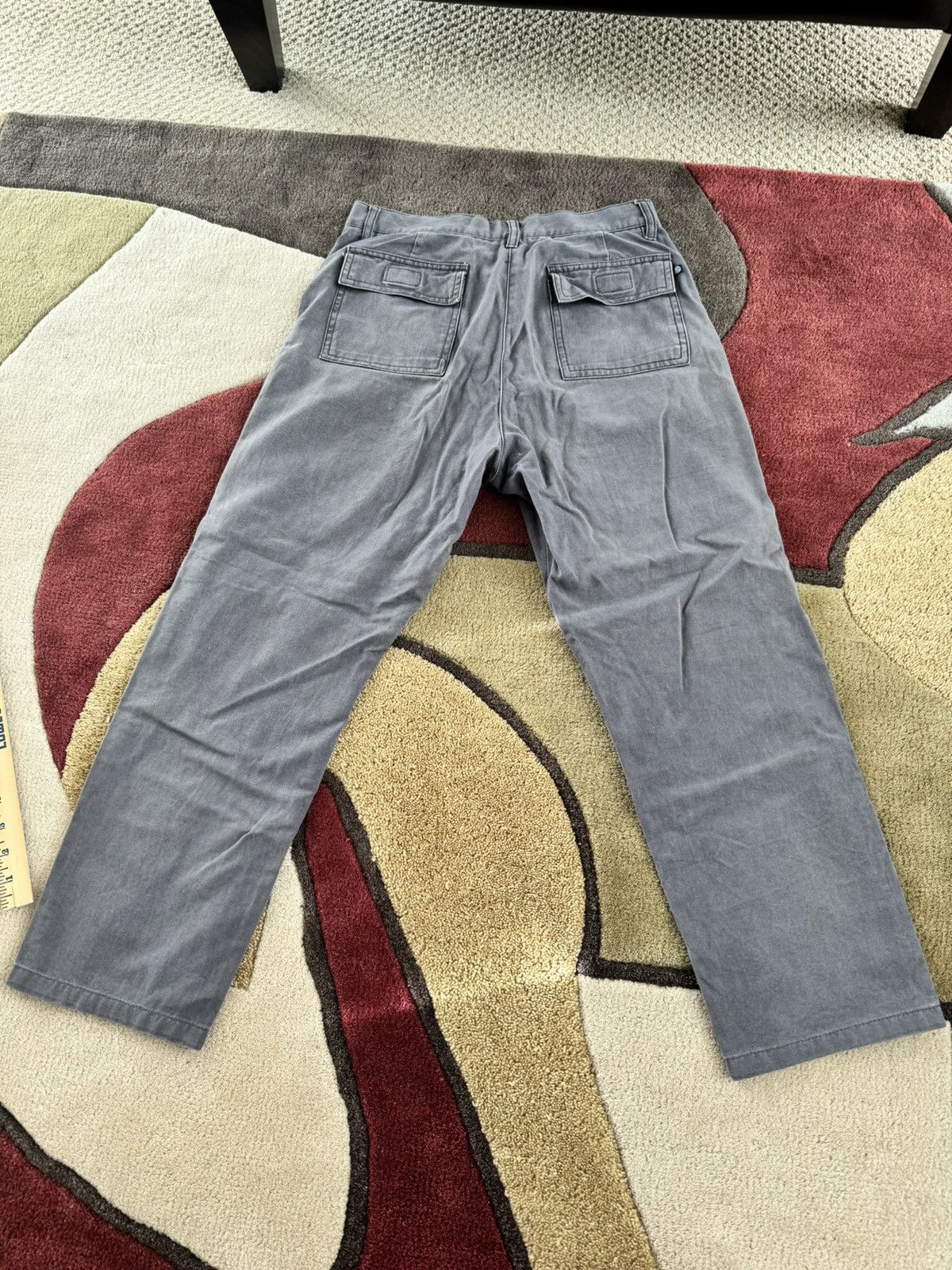 Stussy Gray Vintage Stussy Cargo Pants Size 28" / US 6 / IT 42 - 2 Thumbnail