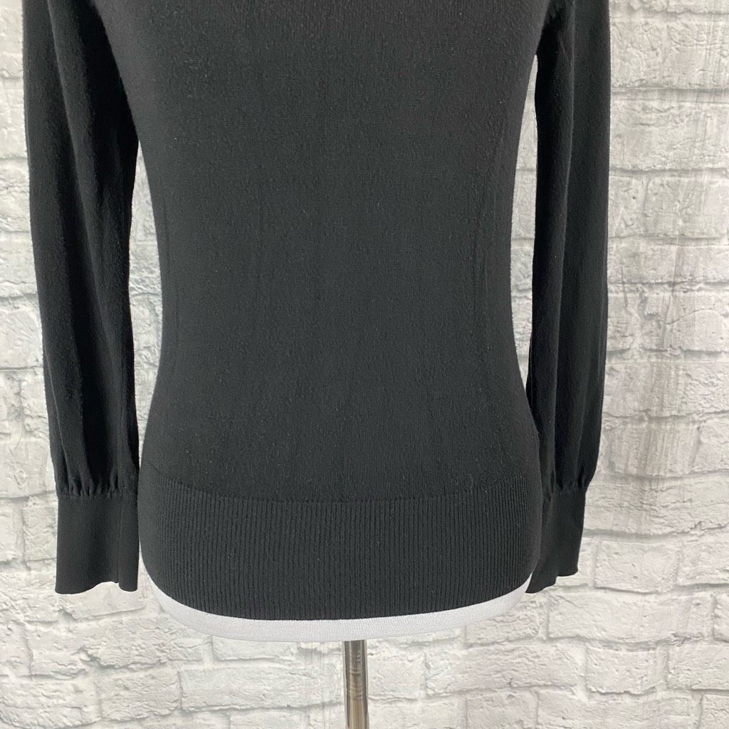 Gap GAP women M Crewneck Longsleeve classic sweater black Size M / US 6-8 / IT 42-44 - 2 Thumbnail