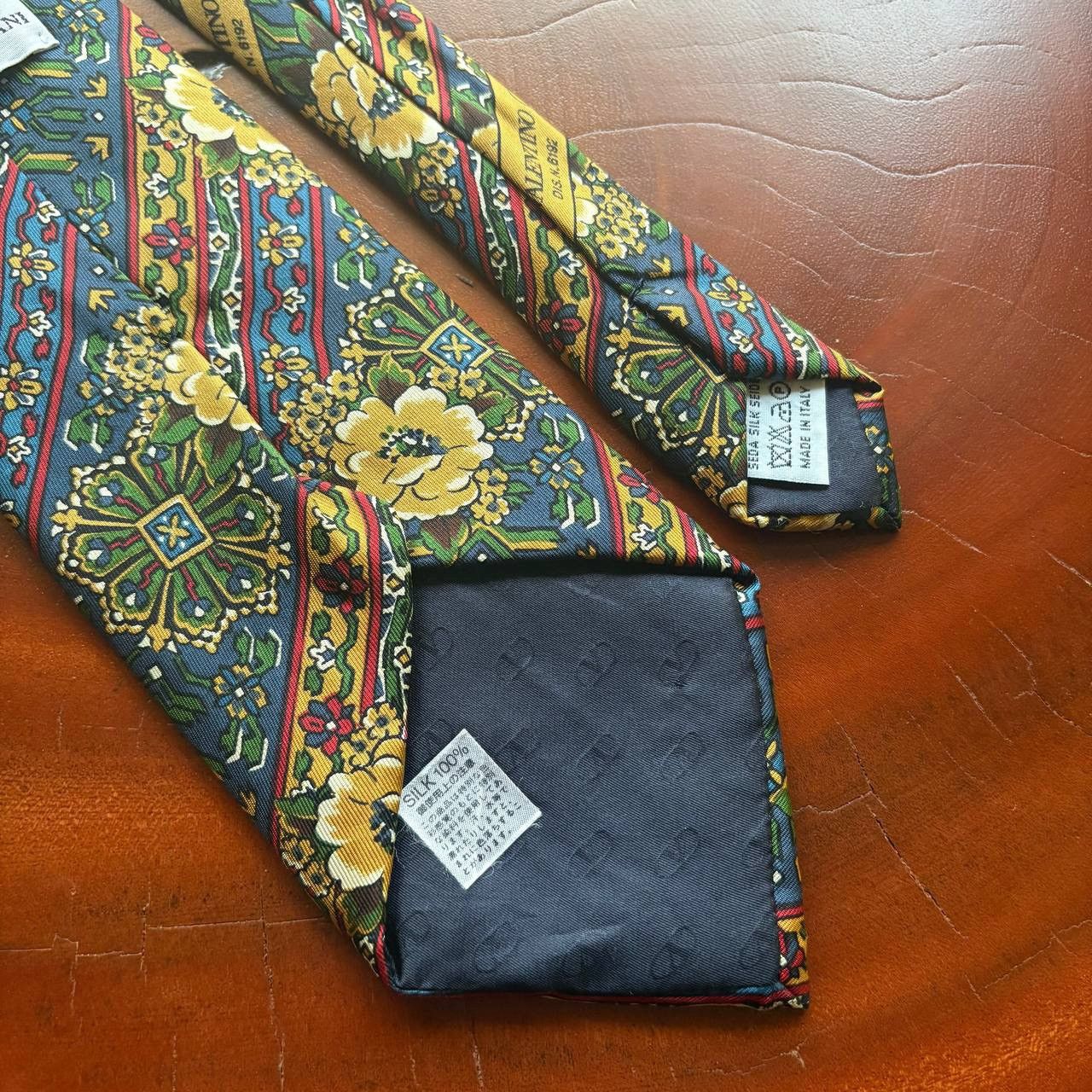 Valentino Valentino Garavani Silk Floral Pattern Neck Tie Size ONE SIZE - 6 Thumbnail