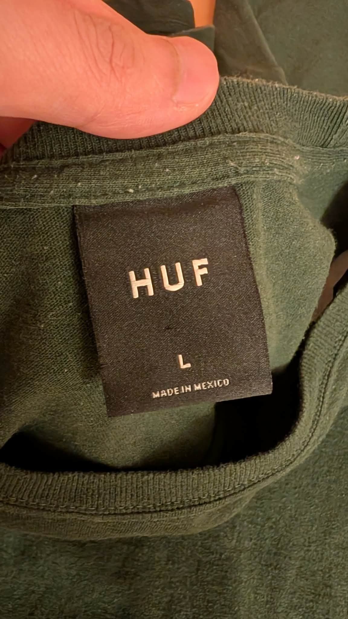Huf Huf Dark Green T-Shirt Size US L / EU 52-54 / 3 - 2 Thumbnail