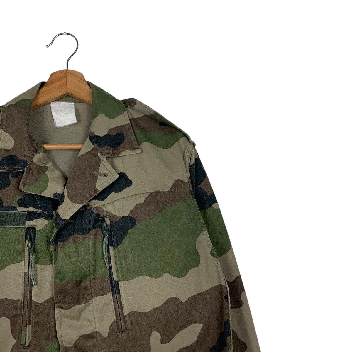 Custommade Vintage Army Military Camo Custom Cropped Jacket #1851-C80 Size L / US 10 / IT 46 - 5 Thumbnail