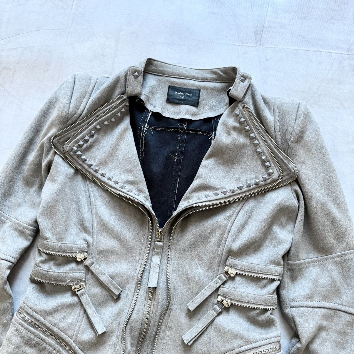 Hysteric Glamour × Undercover 00s Military Zipper Jacket Japan Napoleon Rick Owens Vibe Size S / US 4 / IT 40 - 3 Thumbnail
