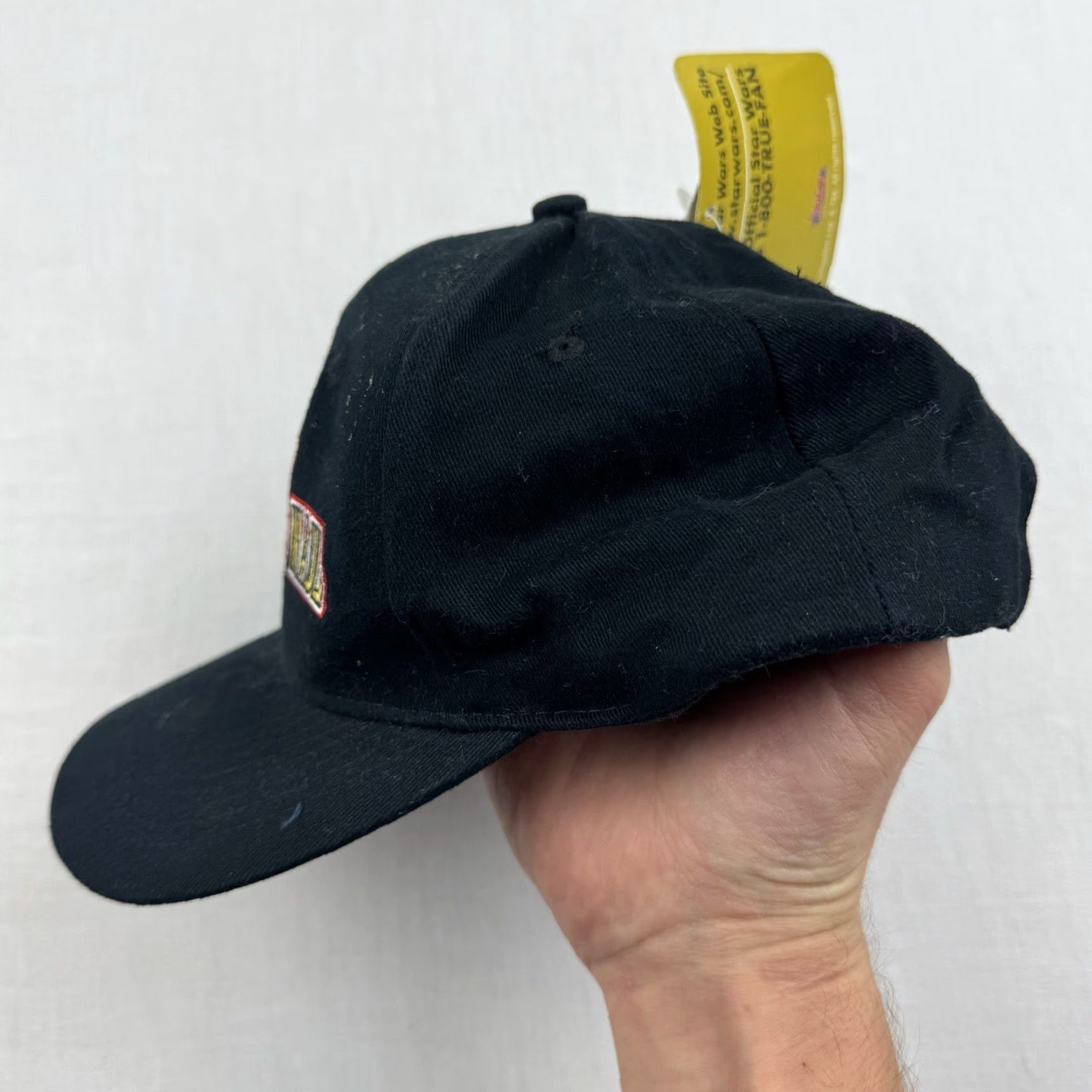Star Wars VINTAGE Star Wars Darth Maul Hat Adult One Size Black 90s Strapback Men's Deadstock NWT Size ONE SIZE - 2 Thumbnail