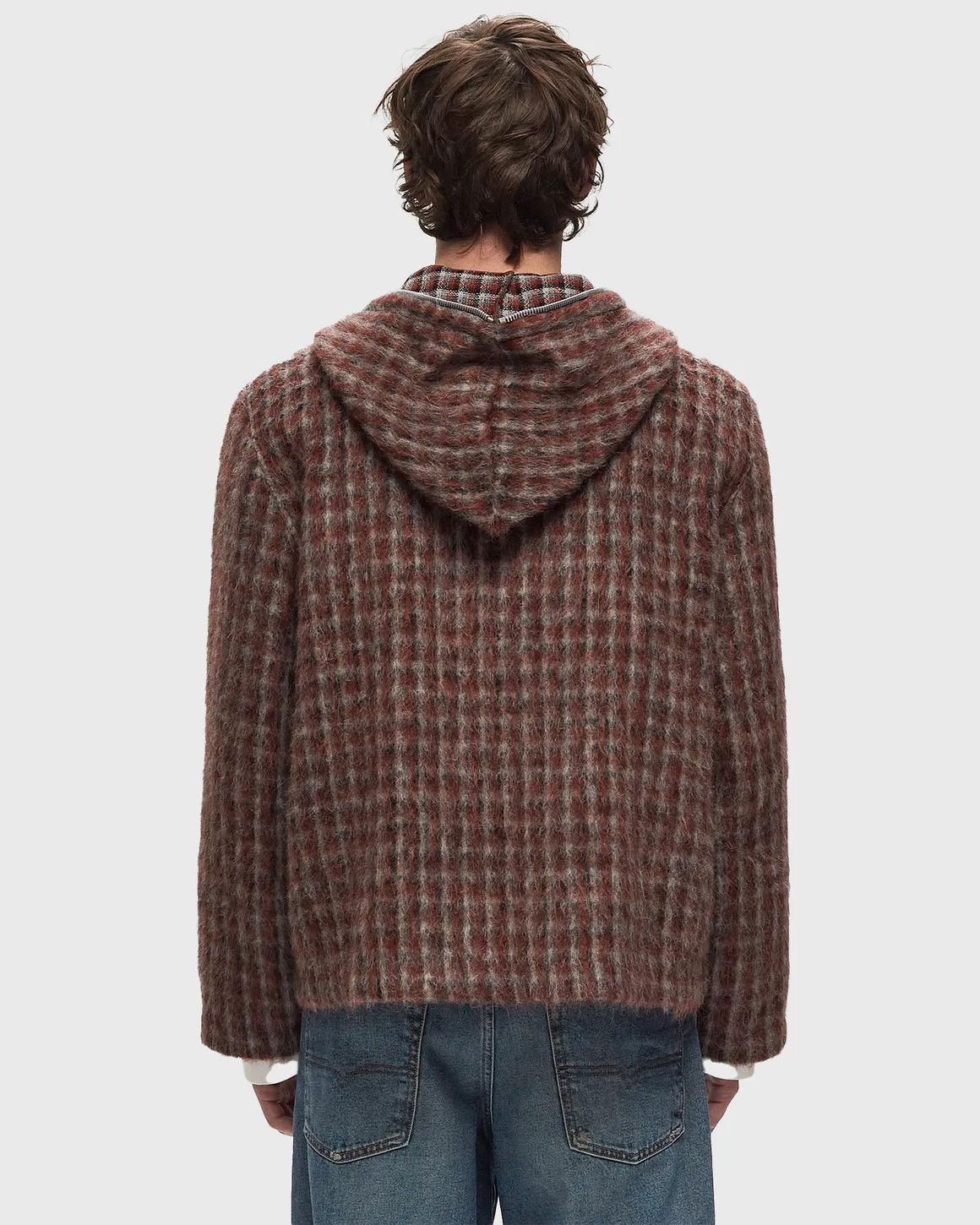 Our Legacy Our Legacy Boston Check Plaid Italian Wool Full Zip Hoodie Size US S / EU 44-46 / 1 - 3 Thumbnail