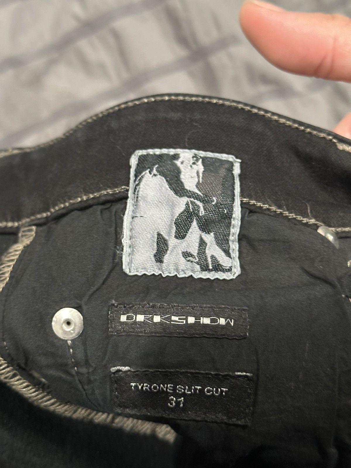 Rick Owens FW20 Performa Heavy Waxed Tyrone Bootcut Denim 31 Size US 31 - 6 Thumbnail