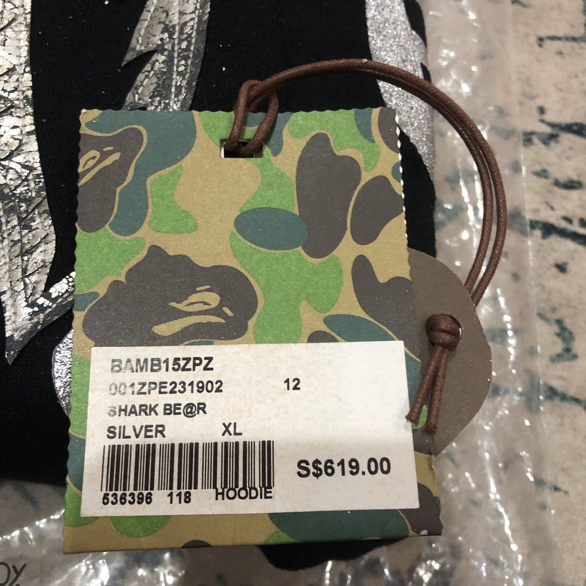 Bape Bape Shark Bear Full Zip Hoodie Bearbrick Medicom Toy Size US XL / EU 56 / 4 - 5 Thumbnail