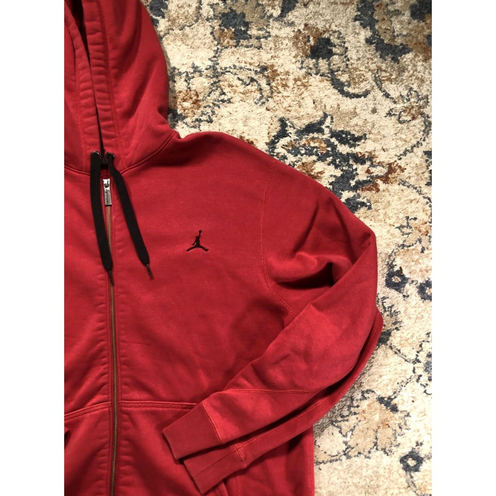 Jordan Brand Jordan Hoodie Sweatshirt Mens XL Red Full Zip Fleece Jumpman Logo Athletic Size US XL / EU 56 / 4 - 4 Thumbnail
