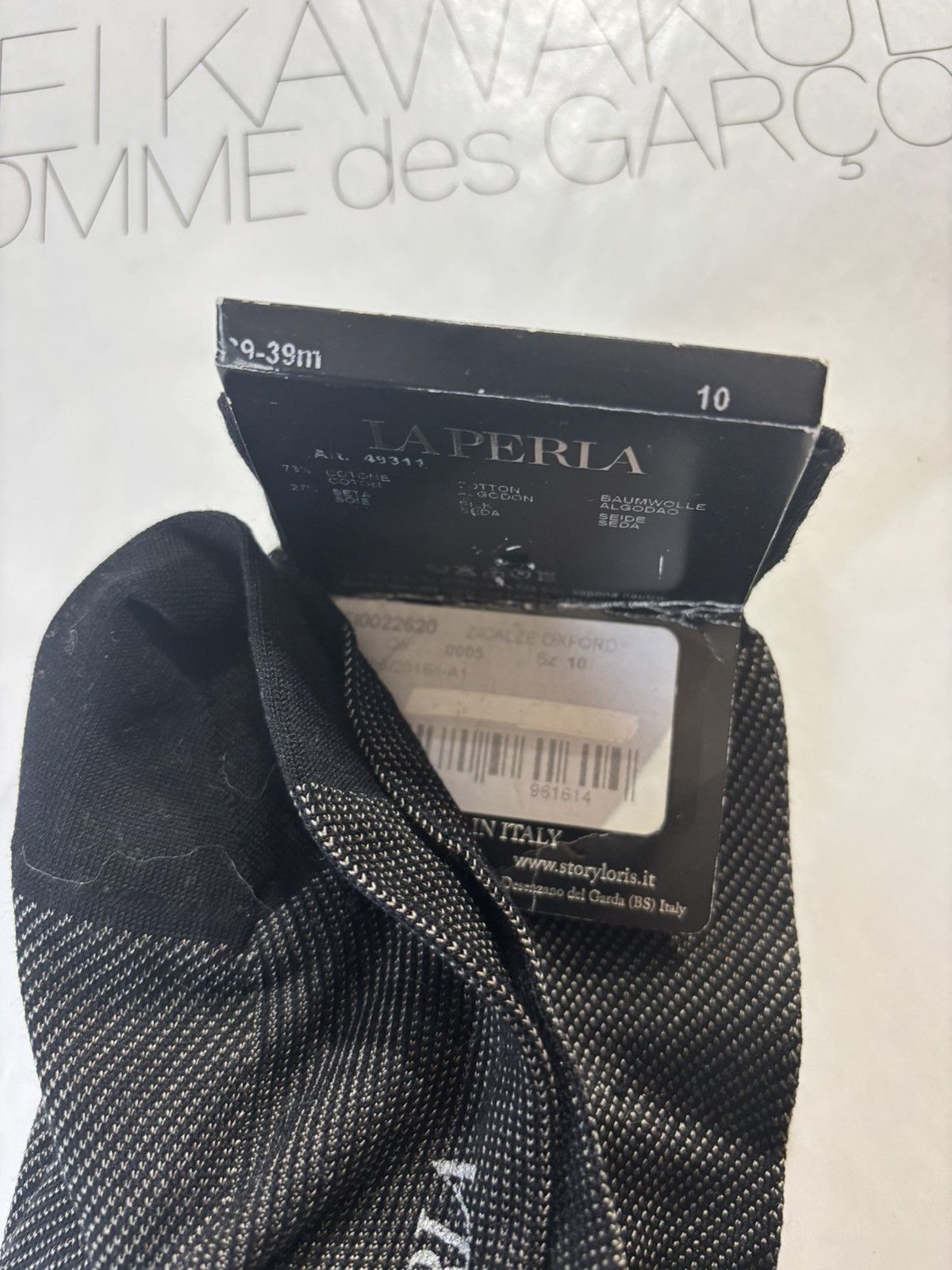Other La Perla Men sz 10 socks Silk cotton New Size ONE SIZE - 6 Thumbnail