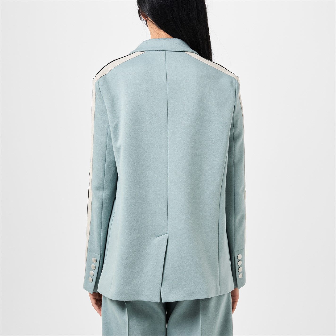 Palm Angels o1g2r1mq0325 Track Single Breasted Blazer in Light Blue Size S / US 4 / IT 40 - 5 Thumbnail