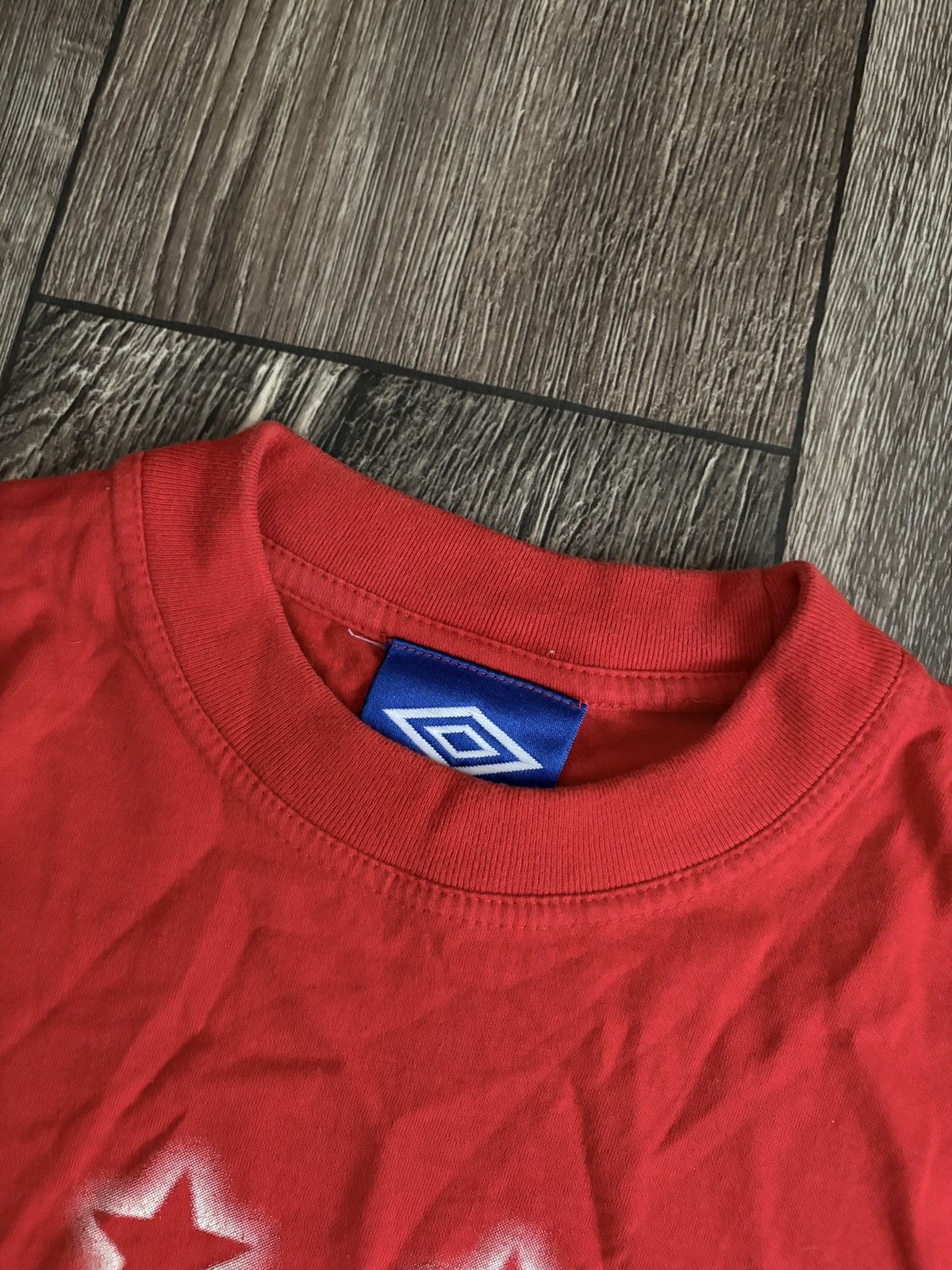 Umbro Vintage 1999 Umbro Manchester United Champions Of Europe Tee Size US M / EU 48-50 / 2 - 6 Thumbnail