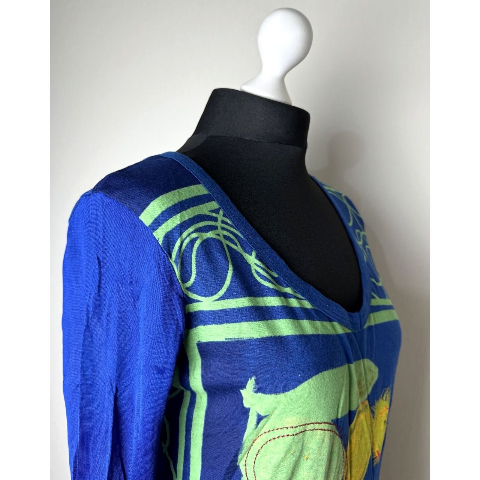 Desigual Desigual womens shirt tunic Blue Size L Size L / US 10 / IT 46 - 4 Thumbnail