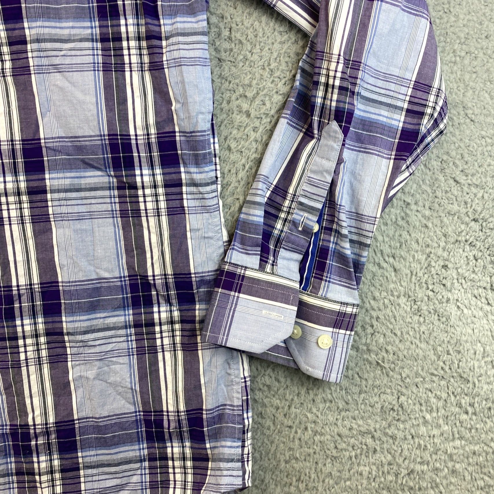 Banana Republic Banana Republic Shirt Mens Large Button Up Plaid Fit Cotton /82-51 Size US L / EU 52-54 / 3 - 2 Thumbnail