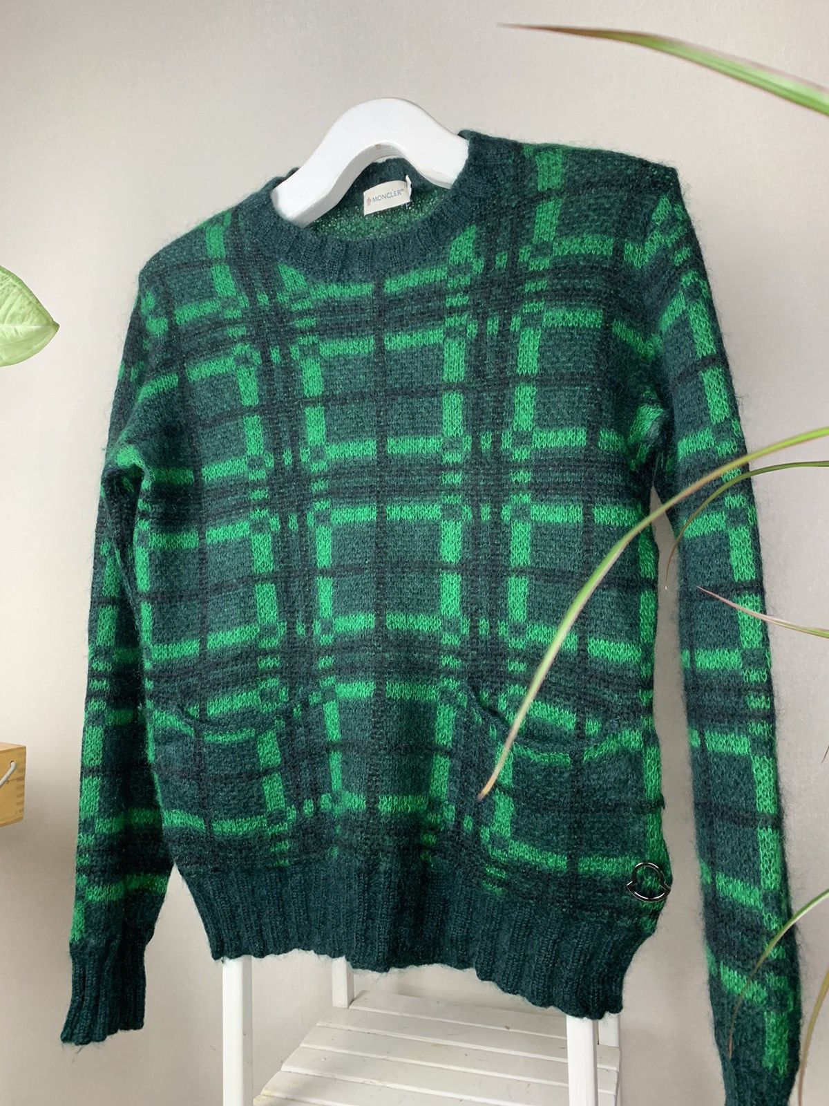Moncler Moncler Maglione Tricot Girocollo Mohair Jumper Sweater Size US S / EU 44-46 / 1 - 7 Thumbnail