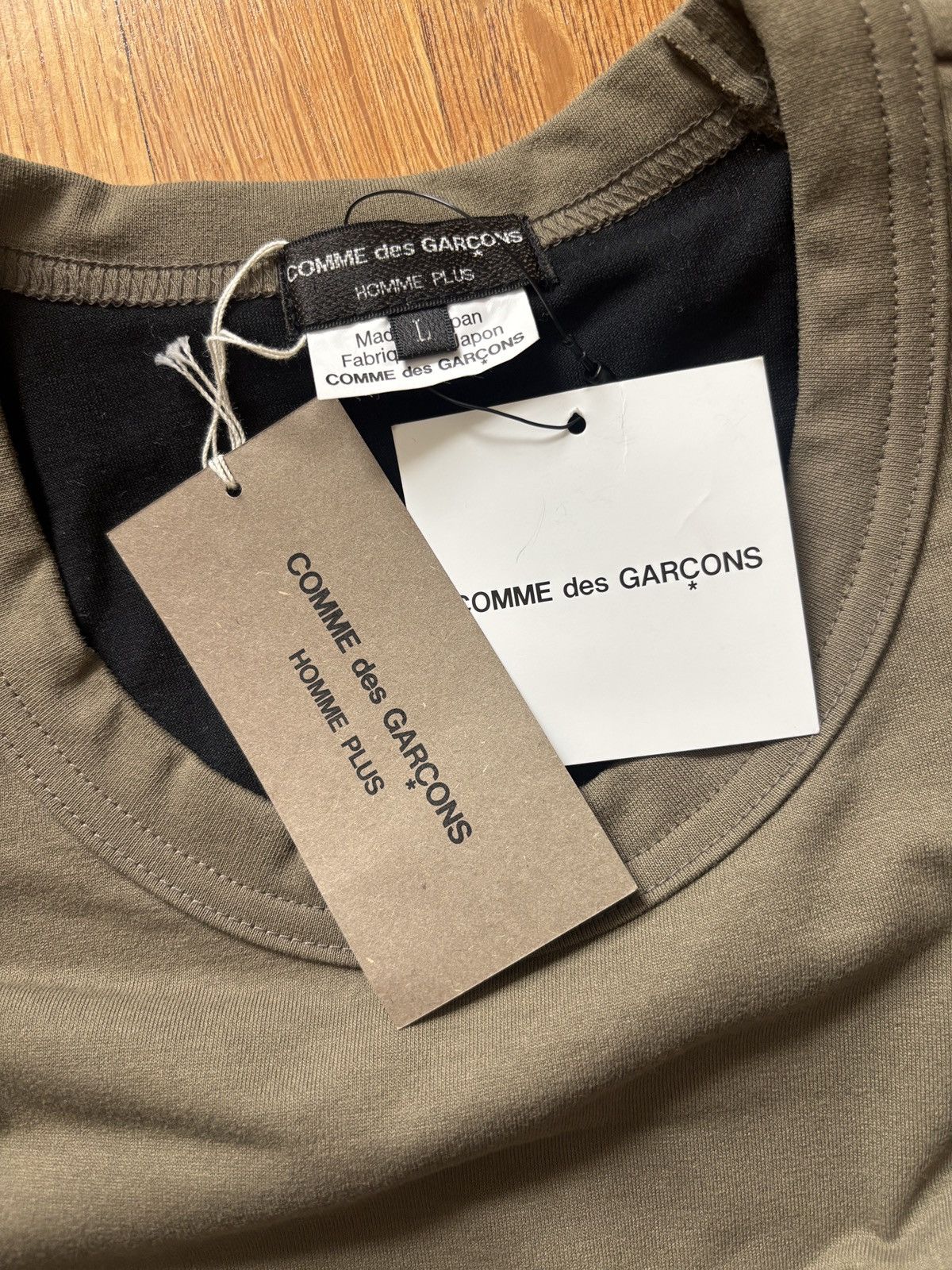 Comme des Garcons Homme Plus Comme des Garcons Homme Plus AW25 Oversize Double Layer Tee Size US L / EU 52-54 / 3 - 6 Thumbnail