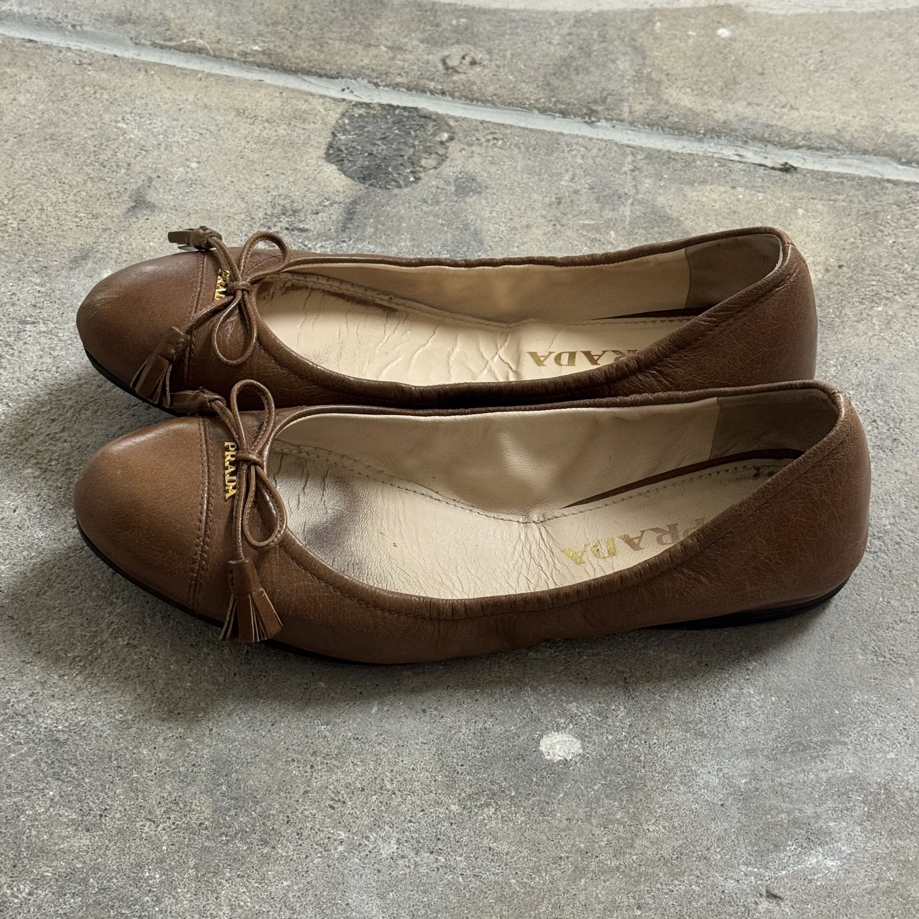 Prada Prada Ballet Shoes Size US 7.5 / IT 37.5 - 4 Thumbnail