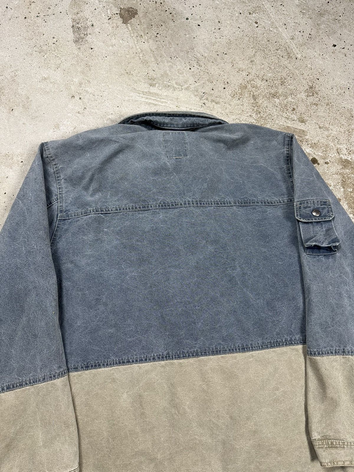 Big Star × Vintage Vintage 90s Big Star Chore Jacket Coat Washed Denim Utility Size US L / EU 52-54 / 3 - 13 Thumbnail