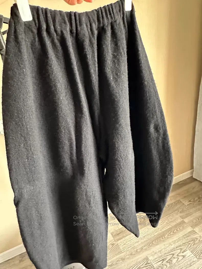 Comme des Garcons Comme des Garcons size S Thick wool felt balloon pants Size 23" - 3 Thumbnail