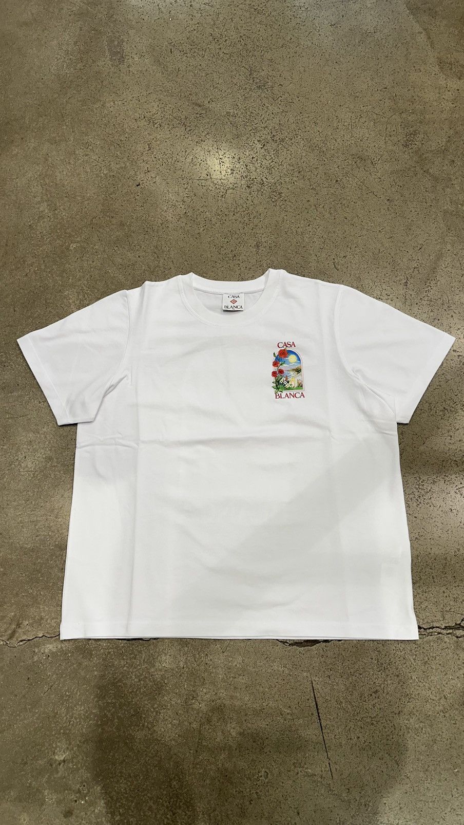 Casablanca CASABLANCA - LA Days Printed T-shirt White Size US S / EU 44-46 / 1 - 1 Thumbnail