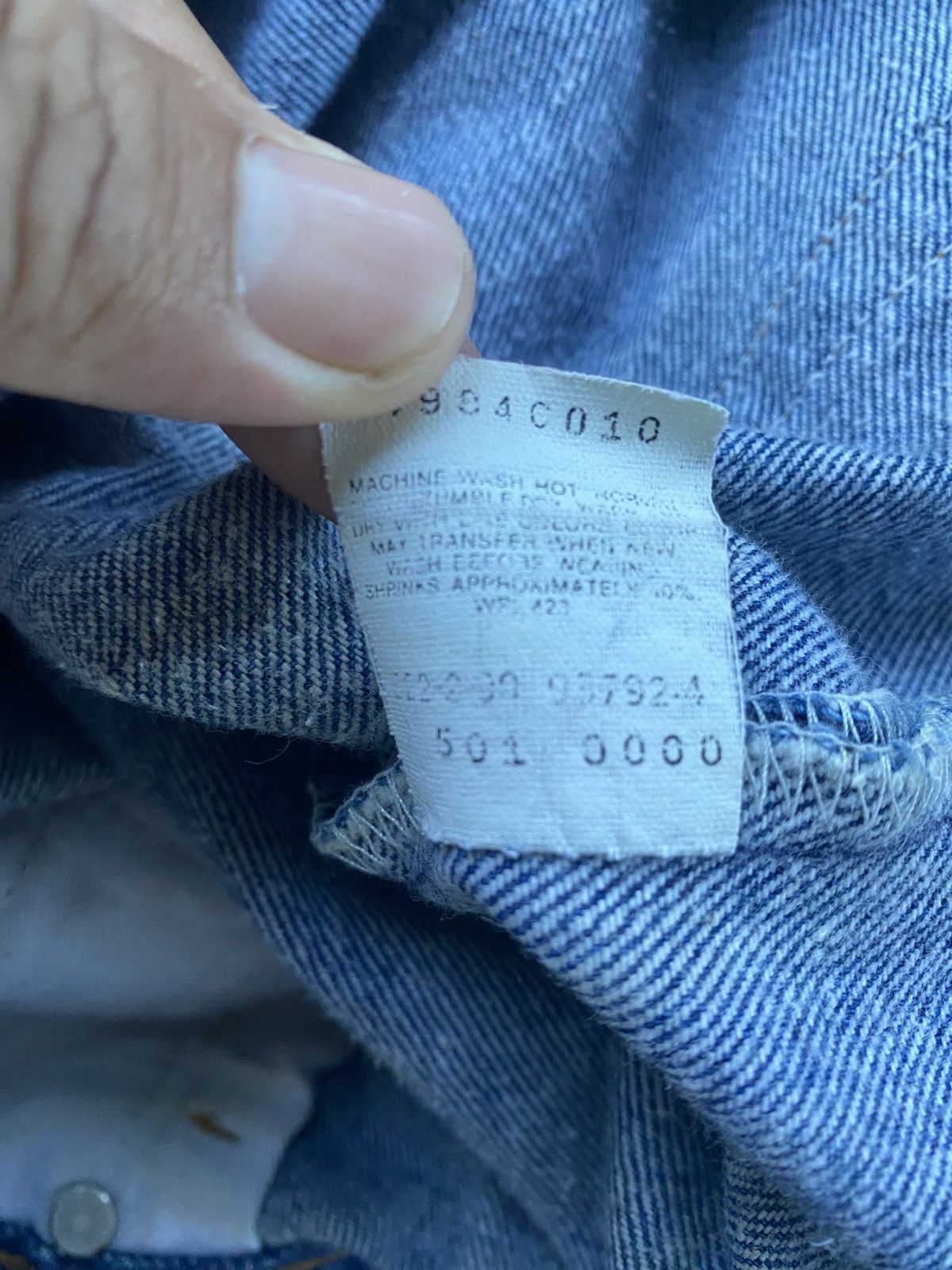 Levi's 90s Vintage Levis 501 Buttonfly Size US 34 / EU 50 - 14 Thumbnail