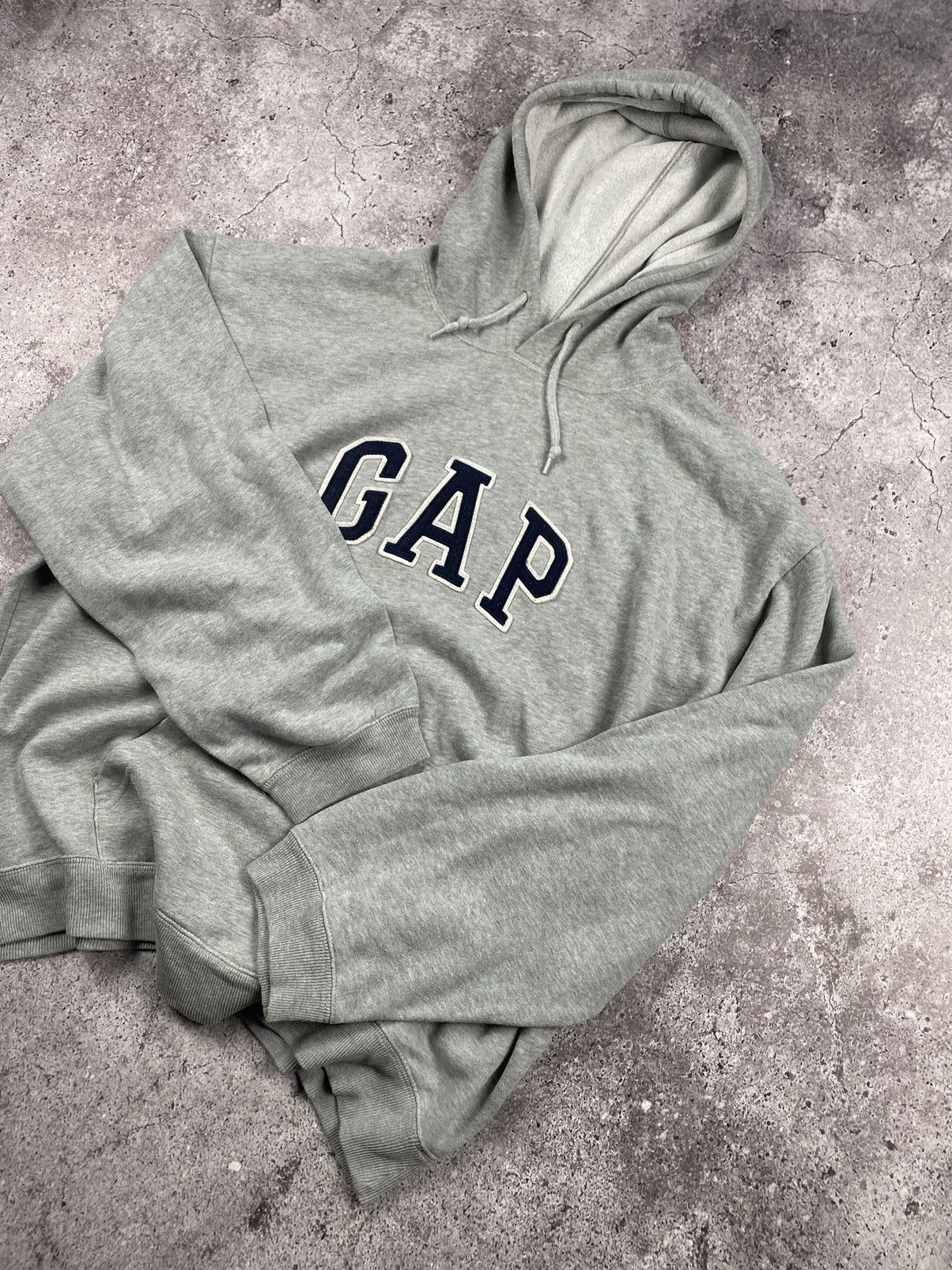 Gap × Vintage Vintage Gap Baggy big logo Y2K Distressed hoodie 90s Size US XL / EU 56 / 4 - 2 Thumbnail