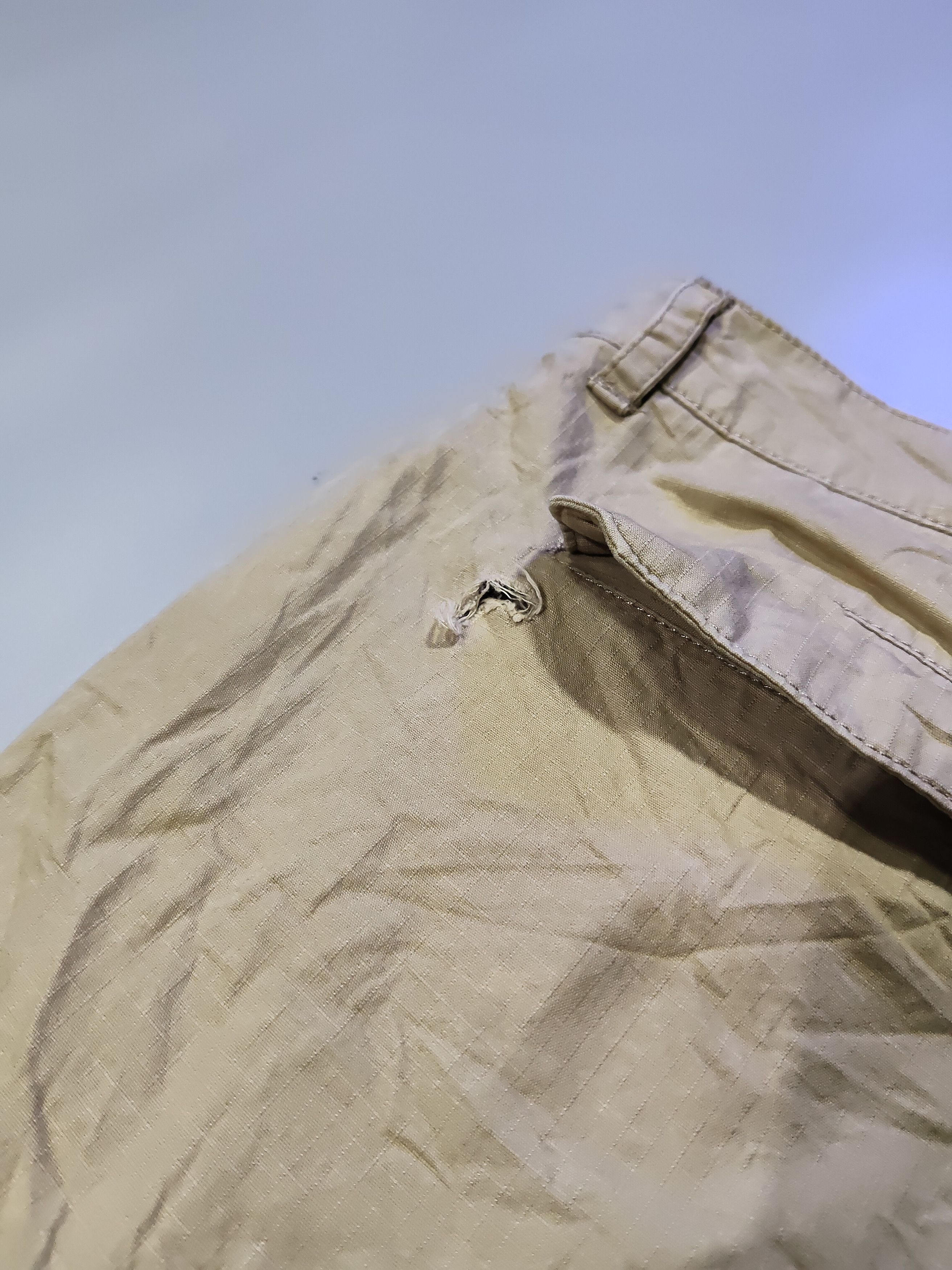 Nike 💥💥WOW💥💥 Vintage Nike ris top Cotton shorts in khaki Size US 38 / EU 54 - 6 Thumbnail