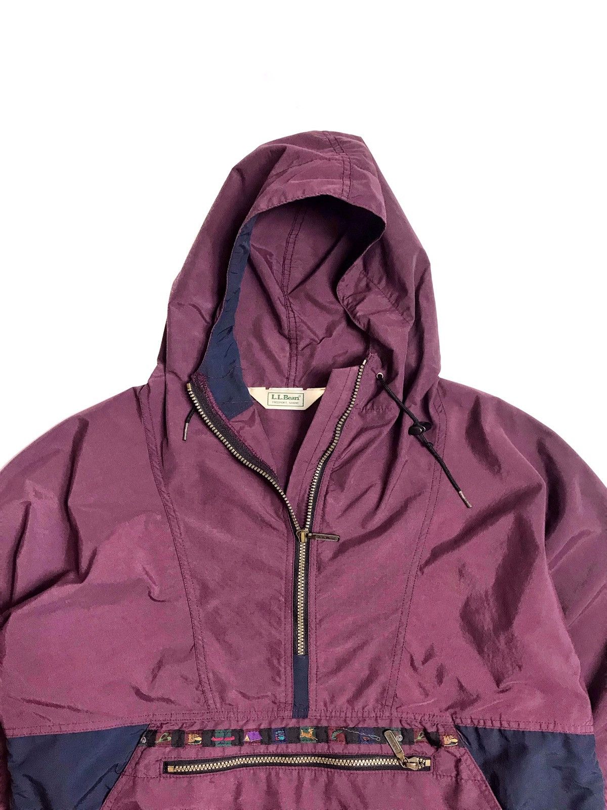 L.L. Bean × Vintage L.L.Bean Vintage Anorak Jacket Size US XL / EU 56 / 4 - 2 Thumbnail