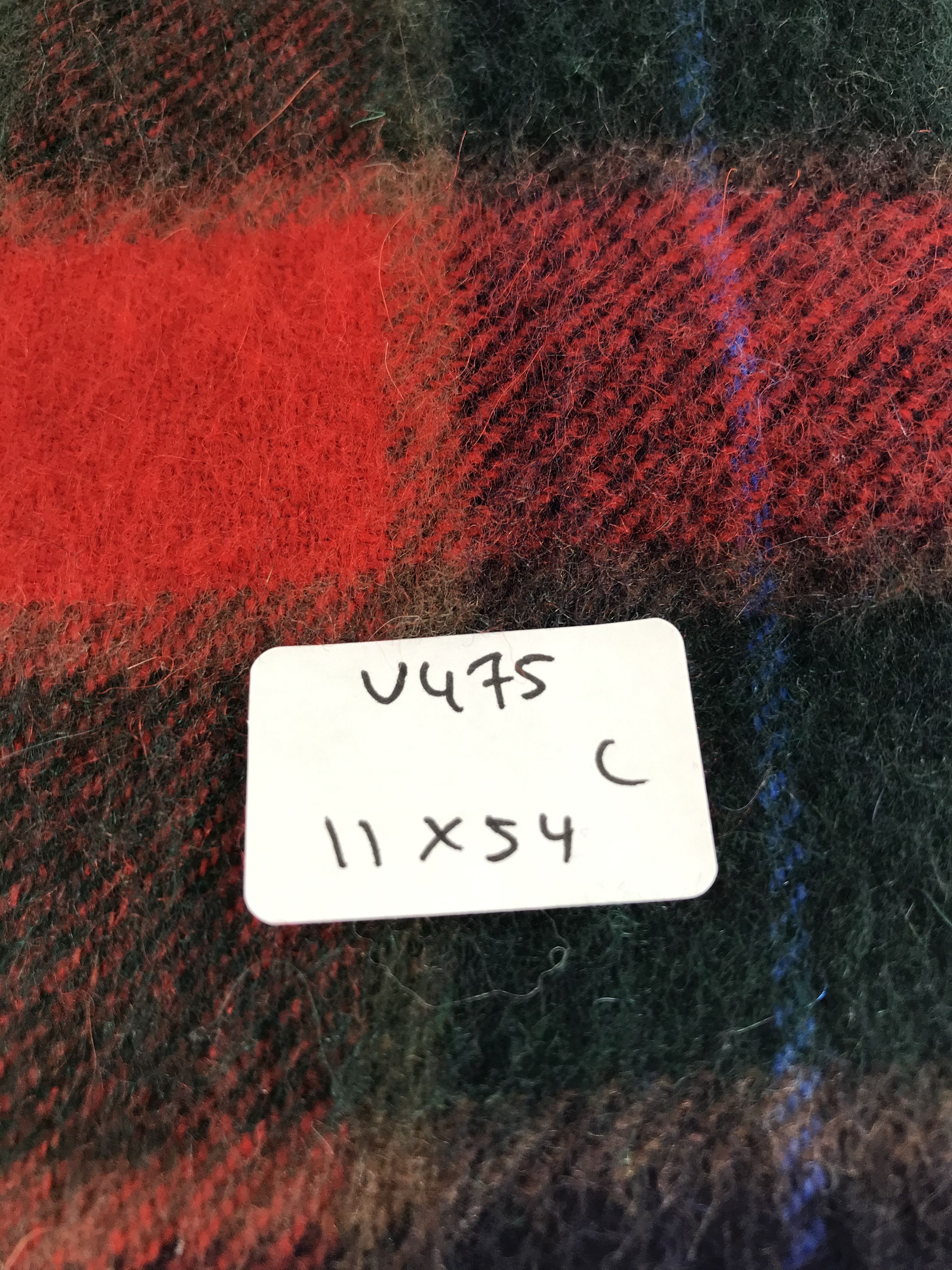 Longchamp Longchamp Tartan Cashmere Scarf Muffler V475 Size ONE SIZE - 6 Thumbnail