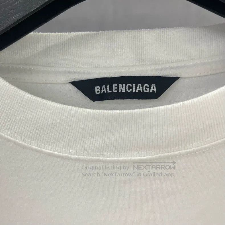 Balenciaga Balenciaga 7 Languages Logo Printed Short Sleeve Size US M / EU 48-50 / 2 - 3 Thumbnail