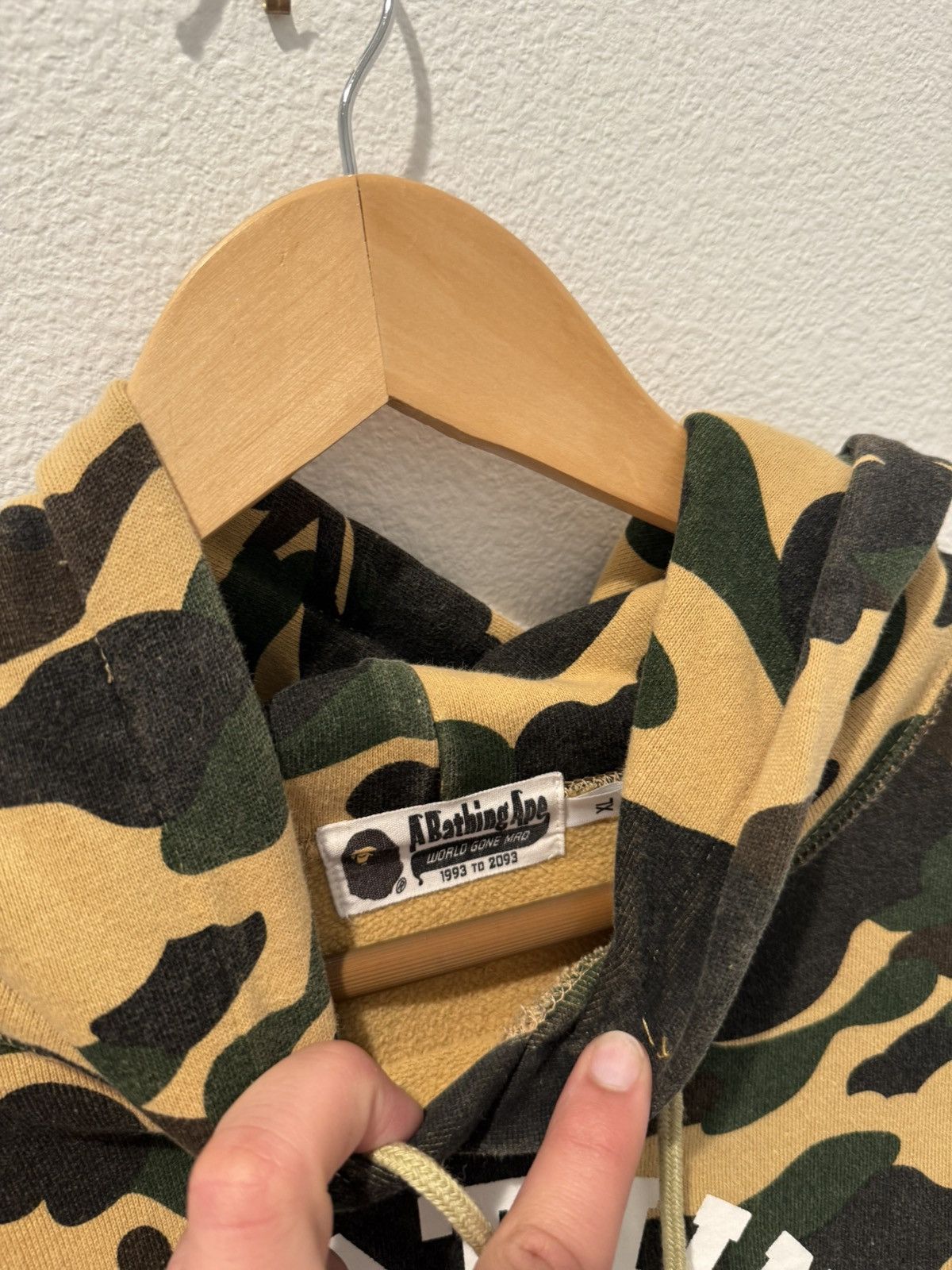 Bape 1st Camo College Pullover Hoodie Size US XL / EU 56 / 4 - 4 Thumbnail