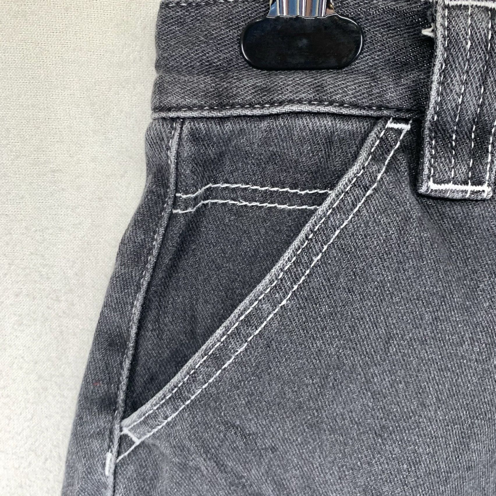 Pacsun Pacsun Denim Shorts Women's High Rise Festival Cutoff Grey 25x2 Raw Hem Casual 90s Womens Size 42" / US 20 - 7 Thumbnail