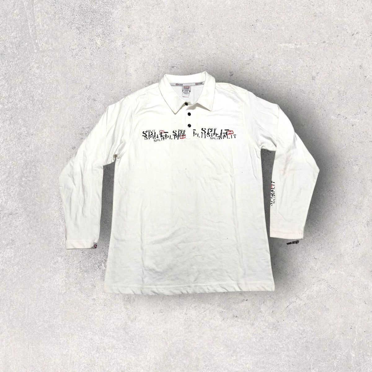 Split × Vintage Vintage Split long sleeve polo shirt Size US L / EU 52-54 / 3 - 1 Thumbnail